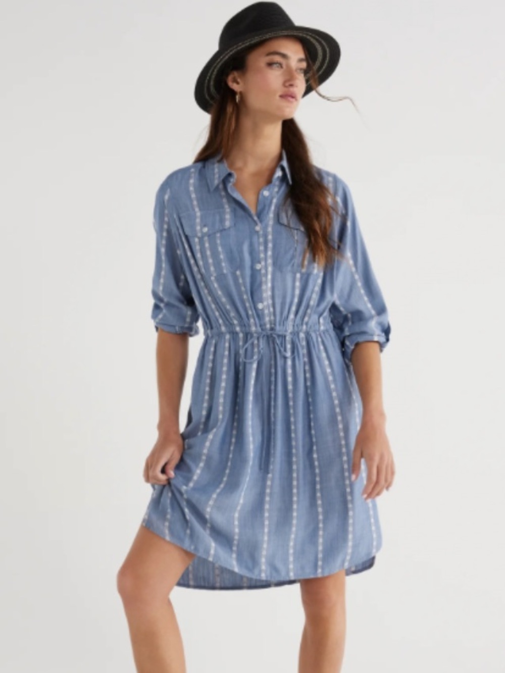 Time and Tru Chambray Dress